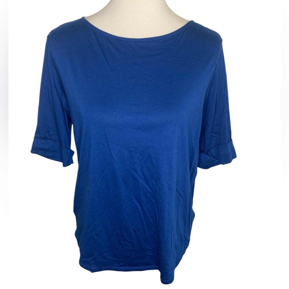 Ann Taylor Short Sleeve Cuffed Shirt
